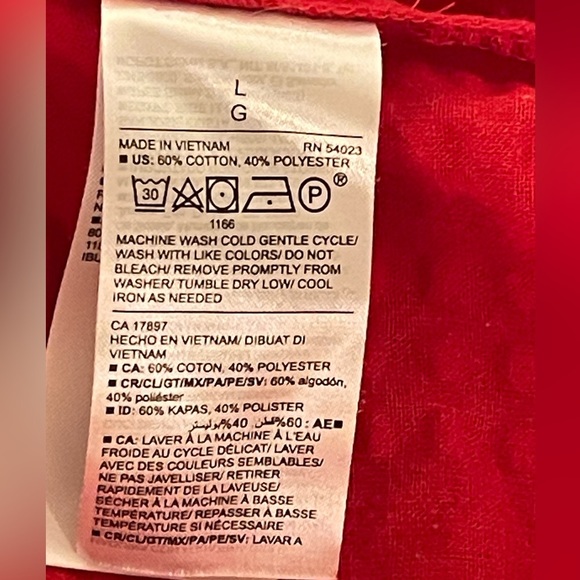 Old Navy Orange Red Tiered Ruffled Sundress - Picture 7 of 11